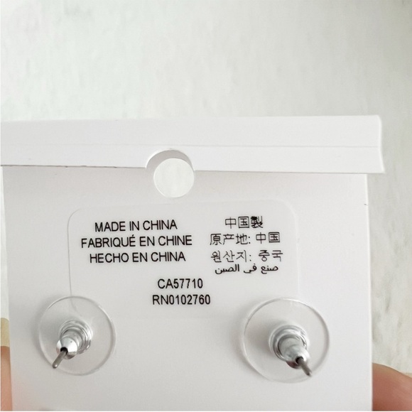 Kate Spade Silver Razzle Dazzle Linear Drop Earrings - Picture 5 of 5